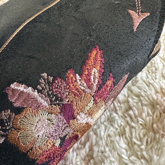 Shyanne Black Floral Cowgirl Boots | Women’s Size 8.5 | Color Black - Picture 4 of 8